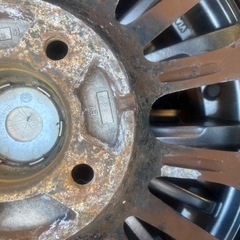 バリ山　アルミホイールセットの画像