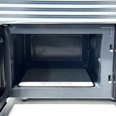 店頭引き渡し 中古 A-stage 単機能電子レンジ 18L DRF-S18HFA-B 動作確認済みの画像