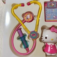 ハローキティ　おしゃべりお医者さんセットの画像