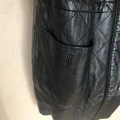 革ハーフコートの画像