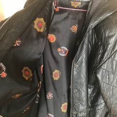 革ハーフコートの画像