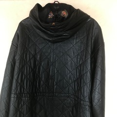 革ハーフコートの画像