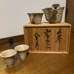 萩焼　茶器セットの画像
