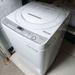 💥激安💥❗️配送•設置🉑❗️♻️処分撤去♻️
2020年式　SHARP 7KG　洗濯機　ES-GE7Dの画像