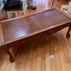 木製　センターテーブルの画像