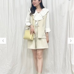 ラッフルカラーブラウス［長袖〕の画像