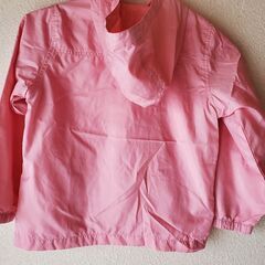 【子供服】hushush 薄手アウター　110㎝　フード付きの画像