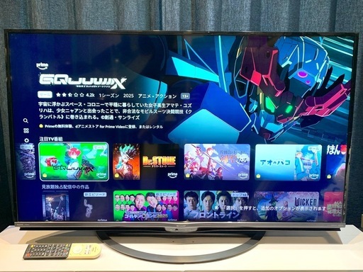2018年製 SHARP 4K Android TV 50インチ AQUOS 美品 ⭐︎ 地デジ BS CS YouTube Netflix 視聴可能◎ 4T-C50AJ1