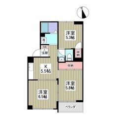 💚💛フリーレント1ヶ月付き💛💚敷礼ゼロ🌟前橋大島駅バス8分…