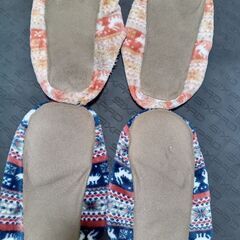 スリッパ　2つの画像