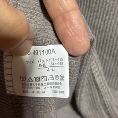 大きめトップス　シャツ　ジレ　カーディガンの画像