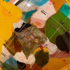 天然石高級地球儀の画像