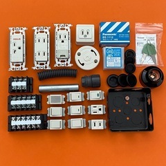 第二種電気工事士技能試験本+練習用部材の画像