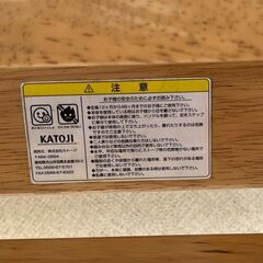 【ドリーム池田店】カトージ　木製のおうまさん　全体的に小キズ有　IKW-306の画像