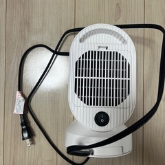 セラミックヒーター&ファン（首振り機能付） plus more（プラスモア） MO-WA004 (WH（ホワイト）)の画像
