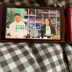 docomo P-01H レッド 本体 充電器付きの画像