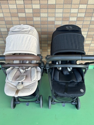 サイベックス メリオカーボン 2024 双子 2台 セット アカチャンホンポ 黒 ベージュ ベビーカー