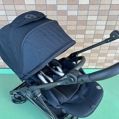 メリオカーボン 2024 双子 2台 セット アカチャンホンポ 黒 ベージュの画像