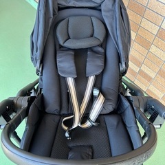 メリオカーボン 2024 双子 2台 セット アカチャンホンポ 黒 ベージュの画像