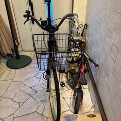 即乗りOK 　自転車　チャイルドシート付きの画像