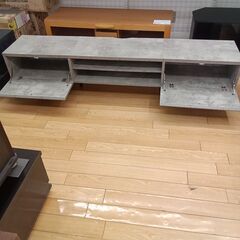 ★ジモティ割あり★  テレビボード グレー H39×D37×W181 クリーニング済み TK7479の画像