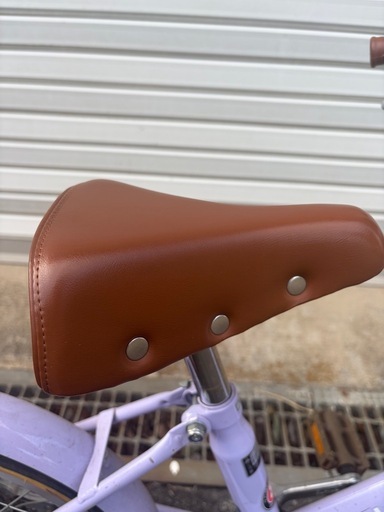 【美品】a.n.design works 16インチ　パープル?　子供用自転車