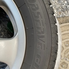 ホイール付きスタッドレスタイヤ4本の画像