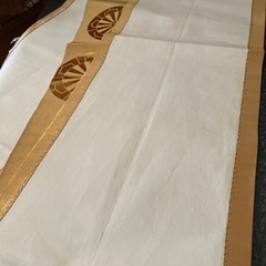 名古屋帯 ゴールドに車輪柄 八寸の画像