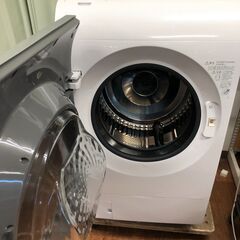 清掃、動作確認済！加えて動作保証まで！！　ﾄﾞﾗﾑ式洗濯機SHARP 2023年製　11.0kg/6.0kgの画像