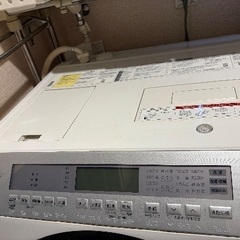 洗濯機＋乾燥機（VX8900）2018年製です。壊れてます。の画像