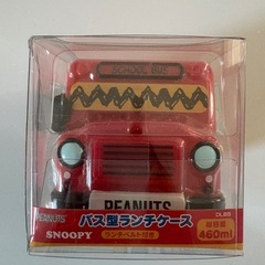 未使用品　バス型ランチボックス　お弁当　スヌーピー の画像