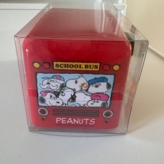 未使用品　バス型ランチボックス　お弁当　スヌーピー の画像