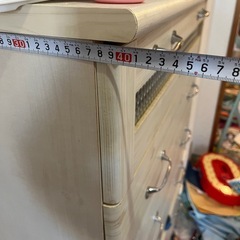 【引取限定】タンス　ナチュラル系　木製チェストの画像