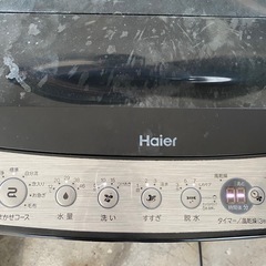 Haier ハイアール 5.5kg 全自動電気洗濯機 JW-XP2C55F 2020年製 シルバー の画像