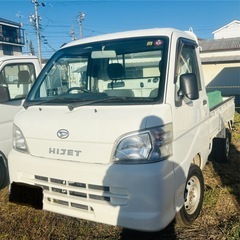 ハイセット軽トラック⭐️4WD⭐️6万km⭐️エアコン付き⭐️スタッドレスタイヤ⭐️の画像