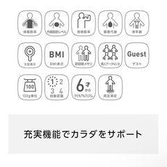 オムロン 体重体組成計の画像