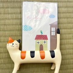 　未使用品　猫の写真立ての画像
