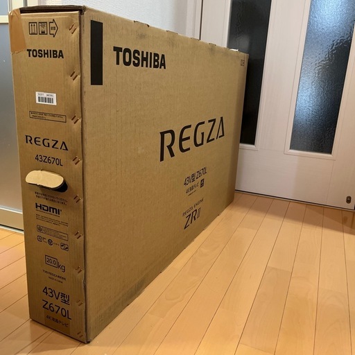 REGZA 43インチ　22年製