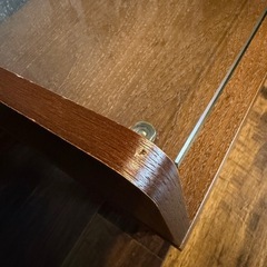 ローテーブル　ガラスの天板の画像