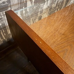 ローテーブル　ガラスの天板の画像