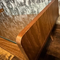 ローテーブル　ガラスの天板の画像