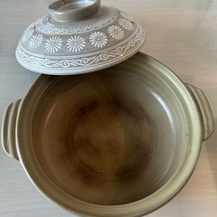 三島焼き　土鍋　②の画像