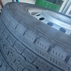 スタッドレス　ホイール付き　4本セット　winter maxx 145r12の画像