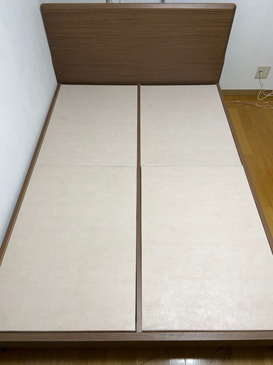 【綺麗です】ニトリ ダブルベッドフレーム メリッサ3 LEG