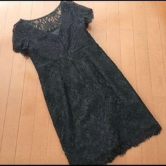 グレースクラス　ブラックドレス　ブラックレースドレスの画像