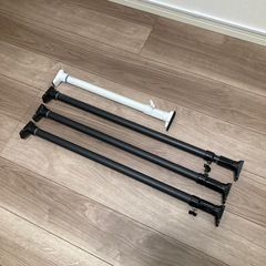 山崎実業(Yamazaki) 伸縮 つっぱり棒用棚板 Ｌ 約W46.5～90XD35.5XH3cm タワー 簡易棚 ⭐️突っ張り棒セット⭐️の画像