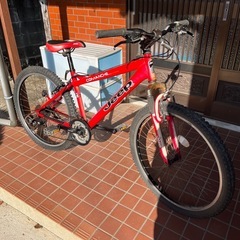 決まりました、
マウンテンバイク中古の画像