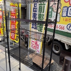 メタルラック　ブラック　綺麗の画像