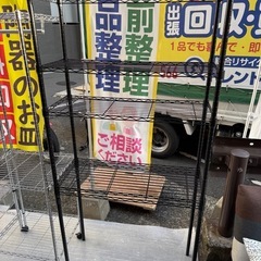 メタルラック　ブラック　綺麗の画像