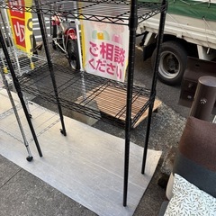 メタルラック　ブラック　綺麗の画像